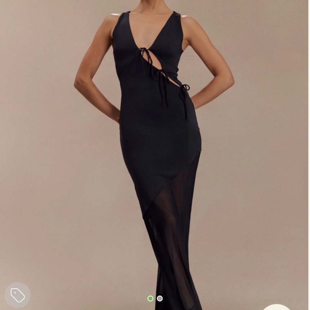Meshki Black Maxi Dress